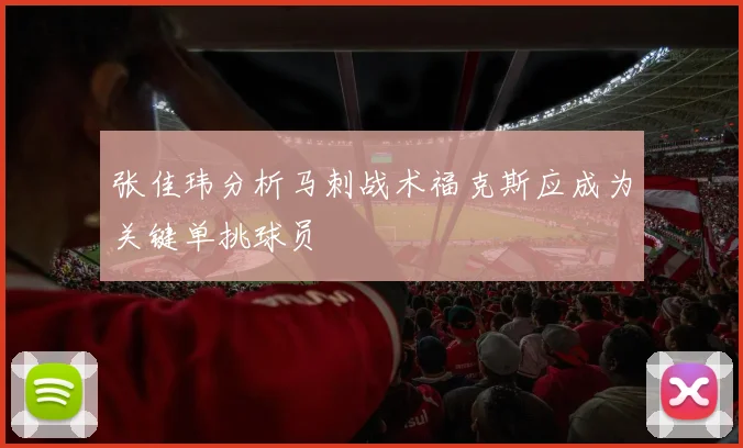 张佳玮分析马刺战术福克斯应成为关键单挑球员